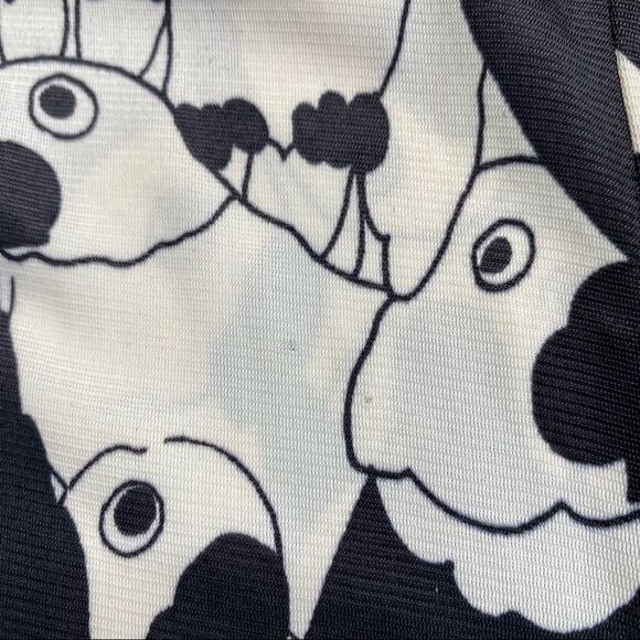 Vintage Parrot Print Slinky Belted Tank Top Sz S - Picture 10 of 12